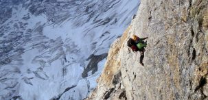 Espolon Walker 1200m V ED- 6a (Punta Walker 4208m, Grandes Jorasses, Mont Blanc) (Isra) 2013