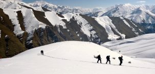 Irán con esquís