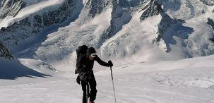 La combinación perfecta: ski de travesía y vuelo en parapente